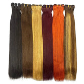 11A Raw Double Drawn Virgin Hair Weaving Straight