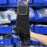 4x4 HD/ Transparent Closure Straight