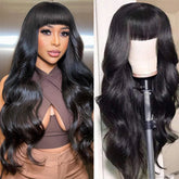 Body Wave Bang Raw Hair Wig