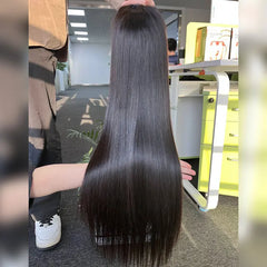 10A Custom HD/Transparent Frontal Raw Hair Wig Straight