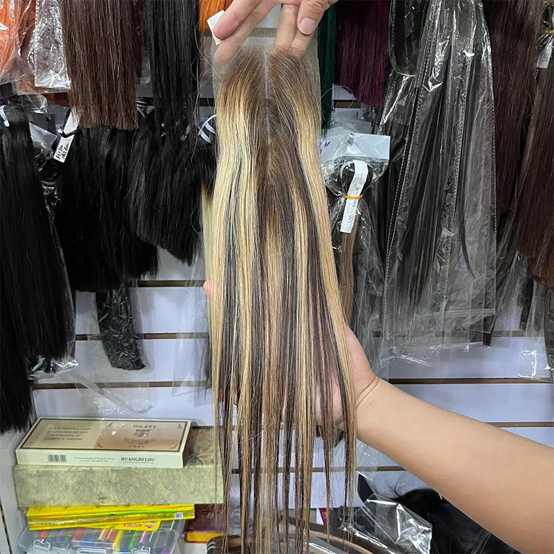 11A+ 2x6 Double Drawn Closure Vietnamese Bone Straight Hair