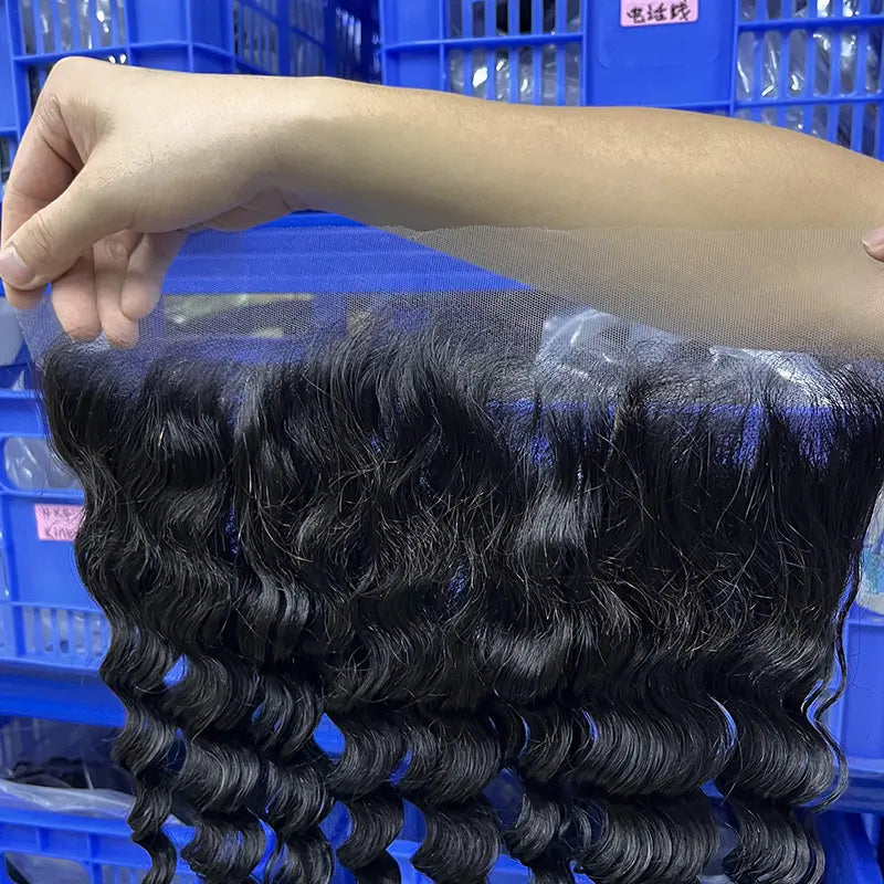 13x6 HD/ Transparent Frontal Deep Wave