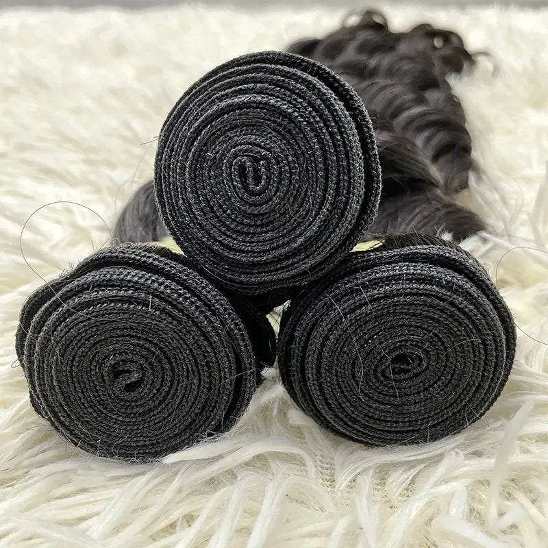 15A Single Donor Raw Hair Weaving Kinky Straight