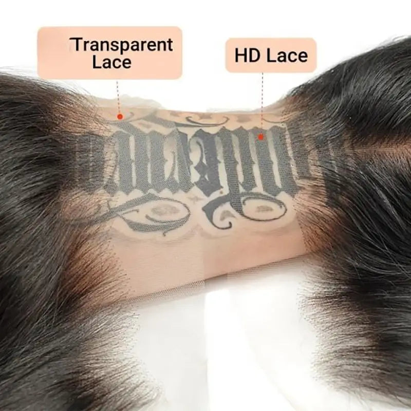 4x4 HD/ Transparent Closure Deep Wave
