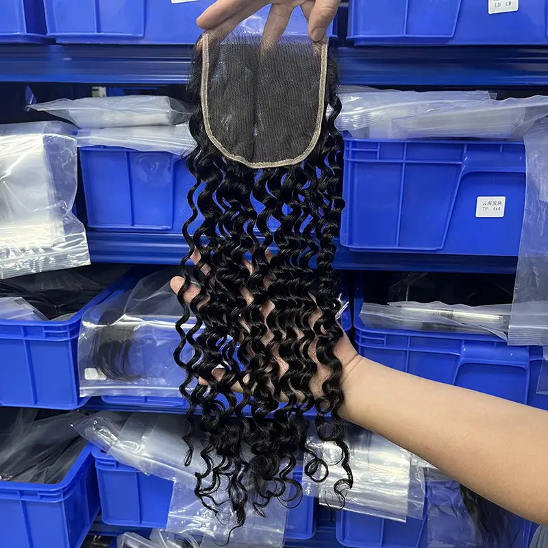 5x5 HD/ Transparent Closure Deep Wave