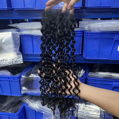 5x5 HD/ Transparent Closure Deep Wave