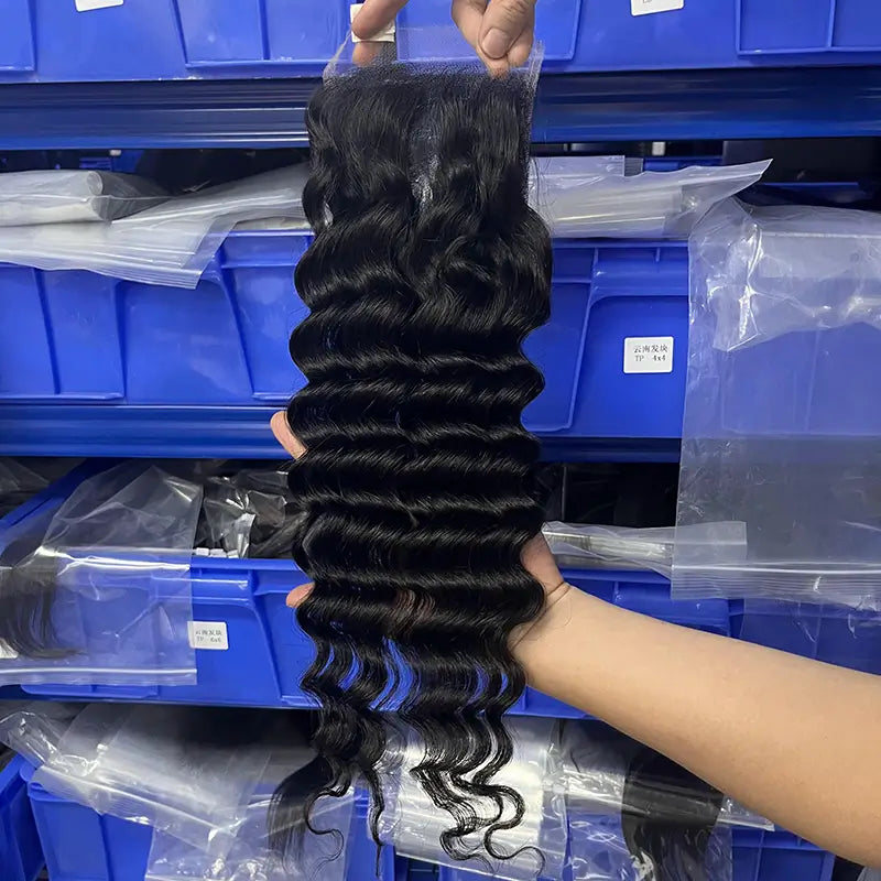 5x5 HD/ Transparent Closure Loose Deep