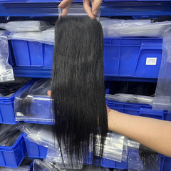 5x5 HD/ Transparent Closure Straight