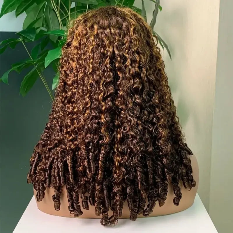 5x5 Double Drawn Raw Hair Wig Bohemian Spiral Curl
