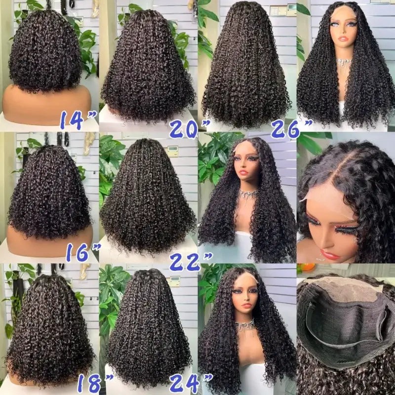 5x5 Double Drawn Raw Hair Wig Pixel Curly
