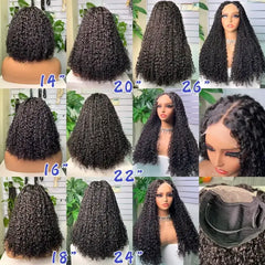 5x5 Double Drawn Raw Hair Wig Pixel Curly