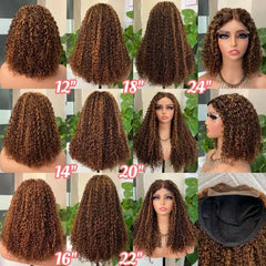 5x5 Double Drawn Raw Hair Wig Pixel Curly