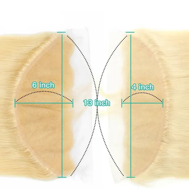#613 Blonde Hair HD Lace Closure & Frontal Body Wave