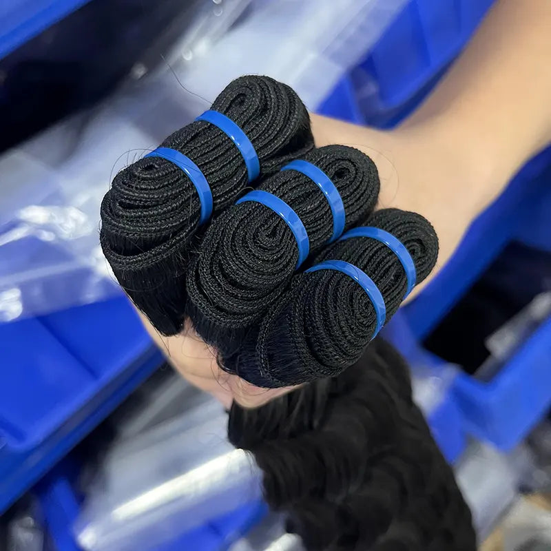 9A Raw Burmese Virgin Hair Weaving Loose Deep