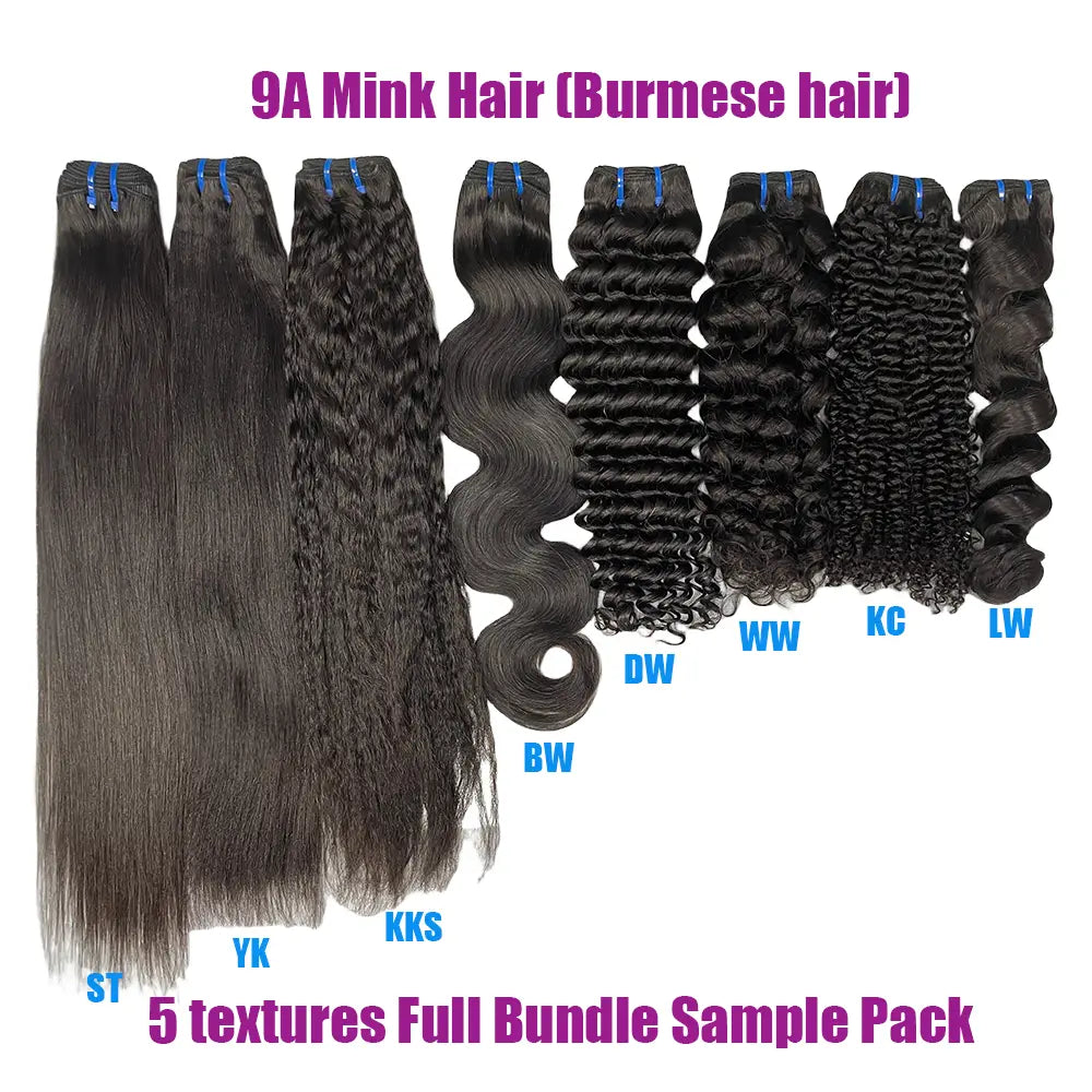 Weave hair texture clearance chart