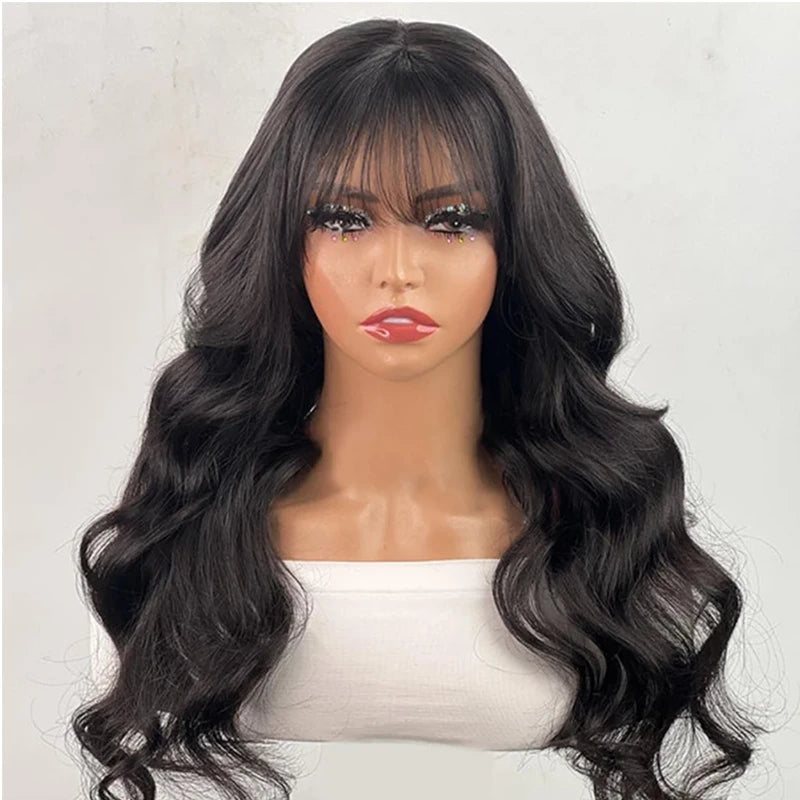 Body Wave Bang Raw Hair Wig