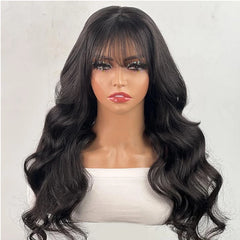 Body Wave Bang Raw Hair Wig