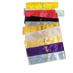 Custom Logo Satin Edge Wrap Scarf Headbands For Lace Wigs