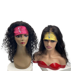 Custom Logo Satin Edge Wrap Scarf Headbands For Lace Wigs