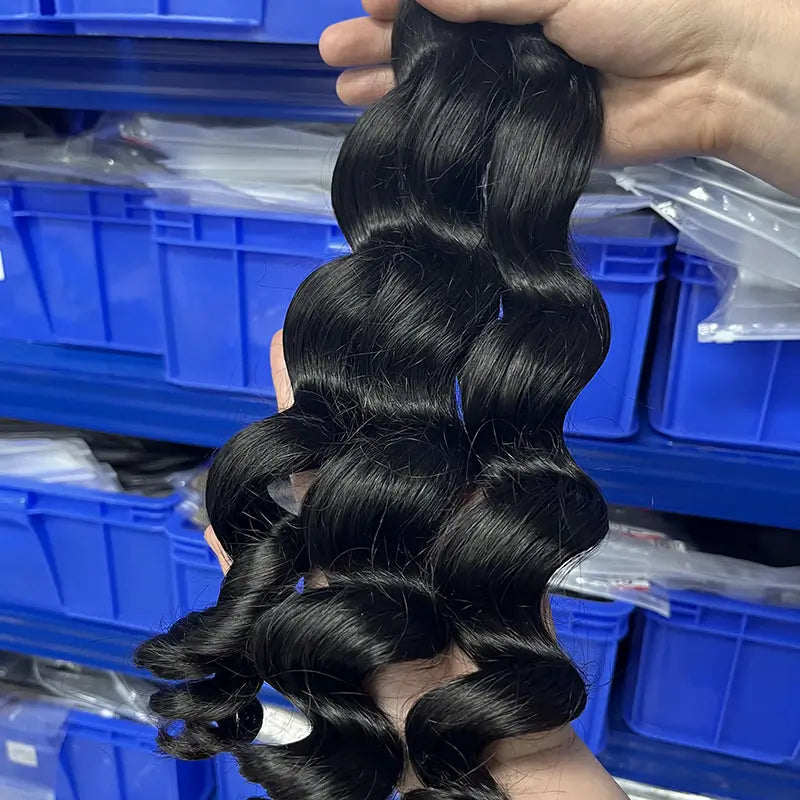 Loose Wave Bulk Virgin Human Hair For Braiding