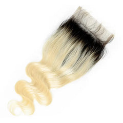 Ombre 1B/613  4x4 Transparent Closure