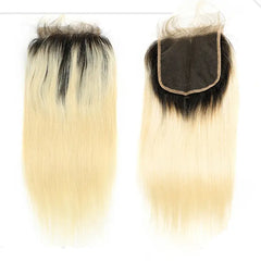 Ombre 1B/613  4x4 Transparent Closure