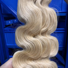 12A Single Donor Virgin Hair 613 Blonde Body Wave Hair