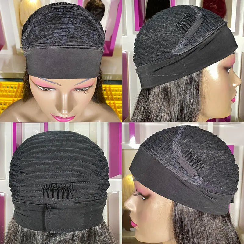 Straight Wavy Kinky & Curly Headband Raw Hair Wig