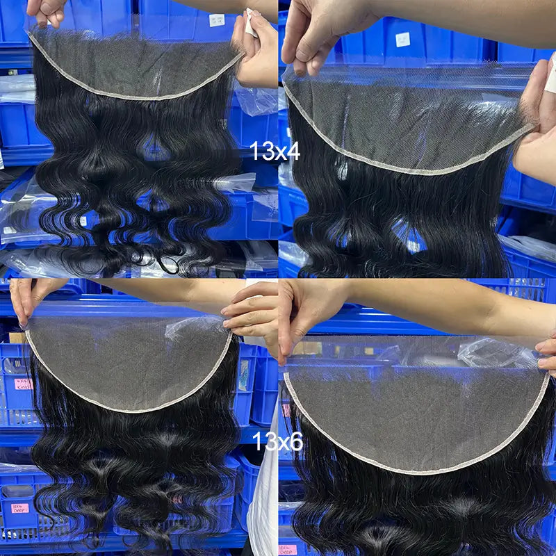 Transparent Lace Closure & Frontal Body Wave