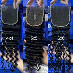 Transparent Lace Closure & Frontal Loose Deep