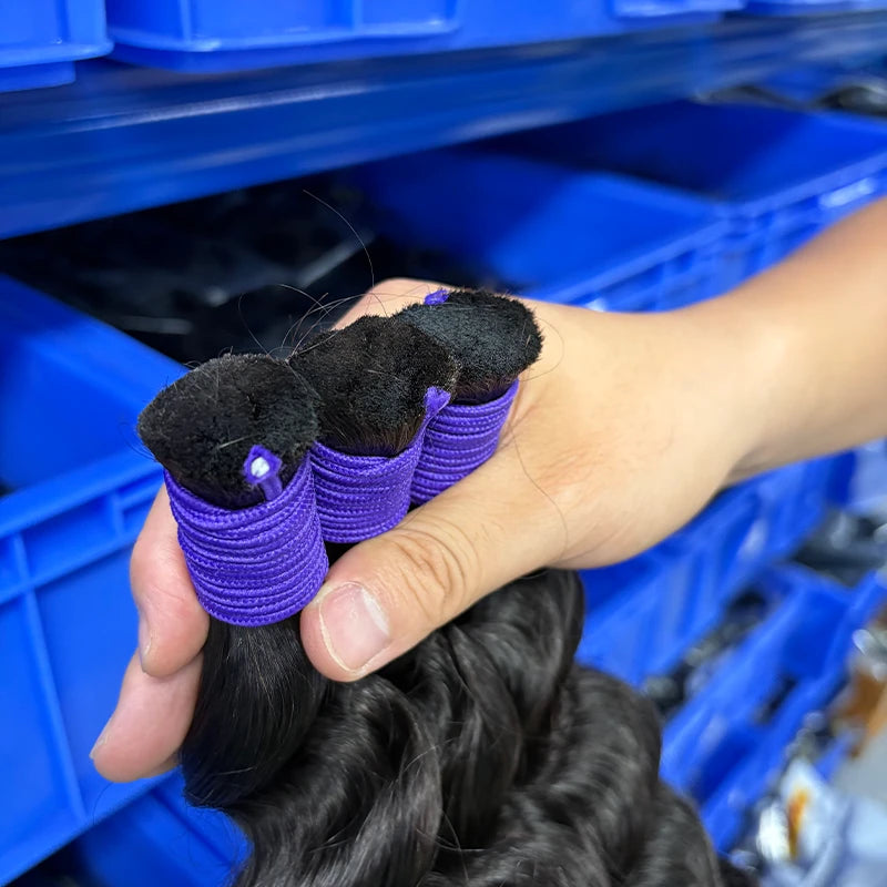 Loose Deep Bulk Virgin Human Hair For Braiding